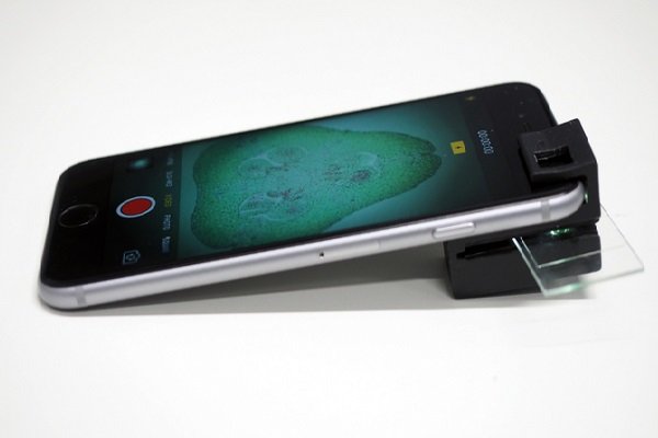 تولید میکروسکوپ قابل نصب روی گوشی با چاپگر سه بعدی