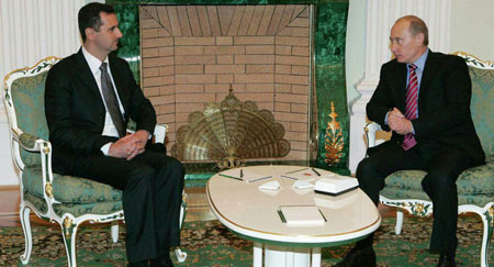 کرملین: اسد روز گذشته به مسکو سفر کرده و با پوتین دیدار کرده است